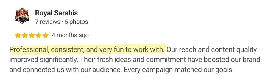 Client review